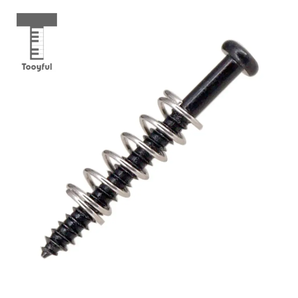 16Pcs Iron Humbucker Pickup Screws + Springs for Strat Telecaster Electric Bass Guitar Repacement Parts