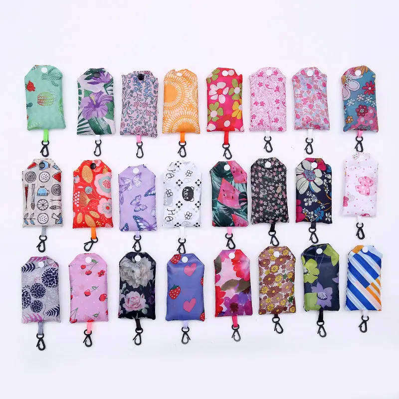 

Foldable Convenient Cute Lady Foldable Recycle Bag Eco Reusable Shopping Bag Fruit Vegetable Grocery Large Capacity