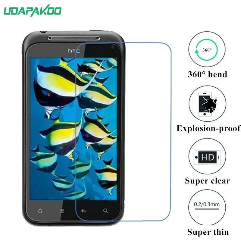 Udapakoo прозрачная защитная пленка из закаленного стекла для HTC Incredible S S710E G11 Nano