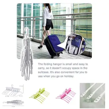 

Economical Non-Slip Multifunction Magical Hanger Ultra Thin Space Saving 360 Degree Swivel Durable Hook ds99