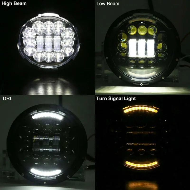 7inch round led headlight