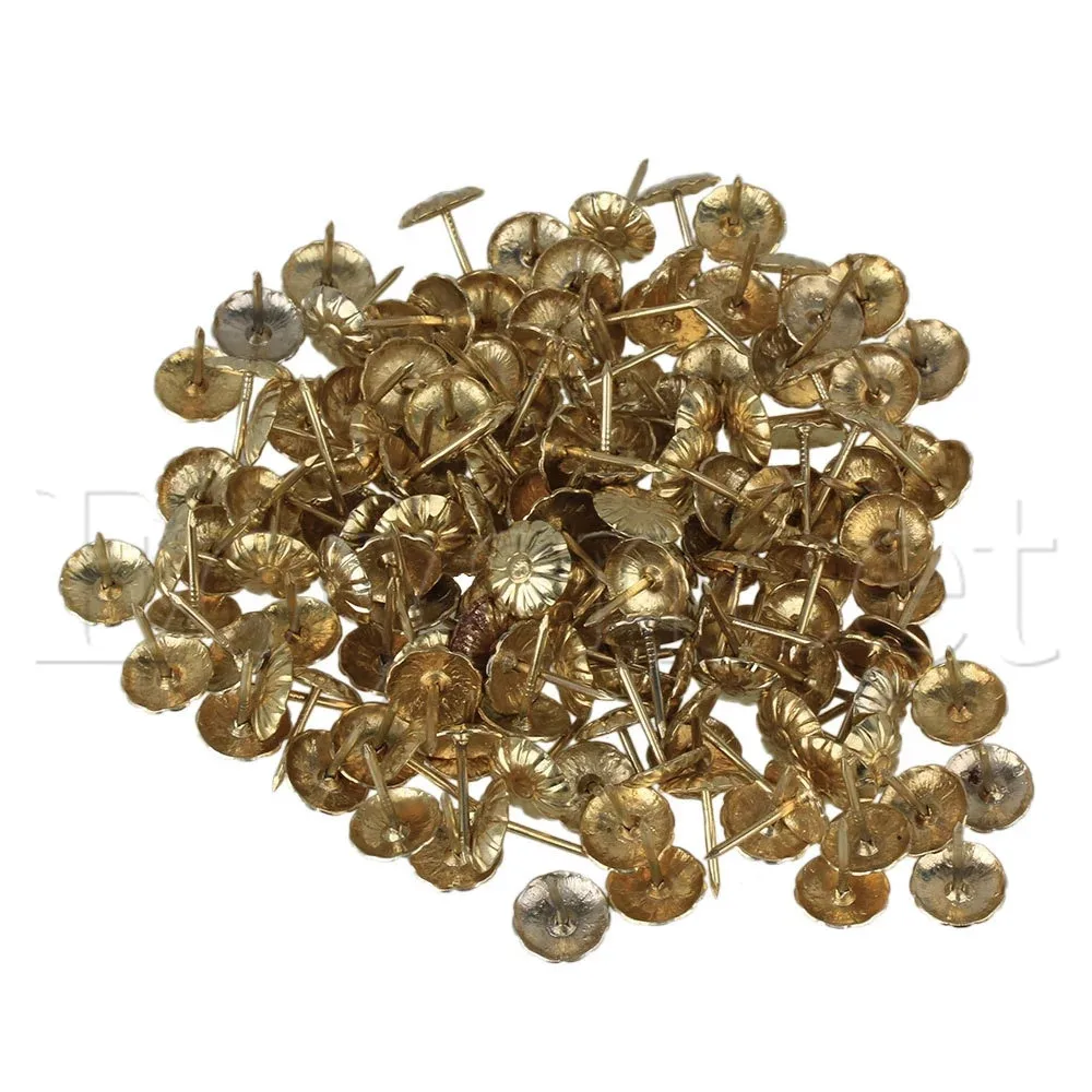 Vintage 100pcs Iron Furniture Decorative Antique Daisy Upholstery Nails Tacks