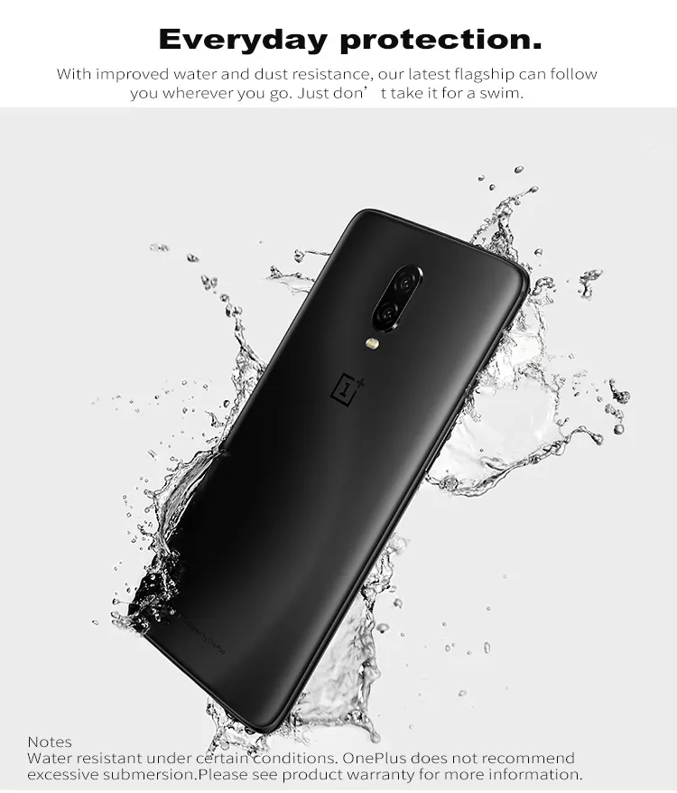 ONEPLUS 6T A6010 8GB RAM 128GB ROM Qualcomm Snapdragon 845 2.8GHz Octa Core 6.41 Inch 2.5D AMOLED Corning Gorilla Glass 6 FHD+ Full Screen Dual Camera Android 9.0 4G LTE Smartphone