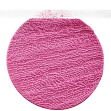 Крокодиловая кожа эффект текстуры тисненый акриловый помадка украшения торта Скалка Кондитерские инструменты E220