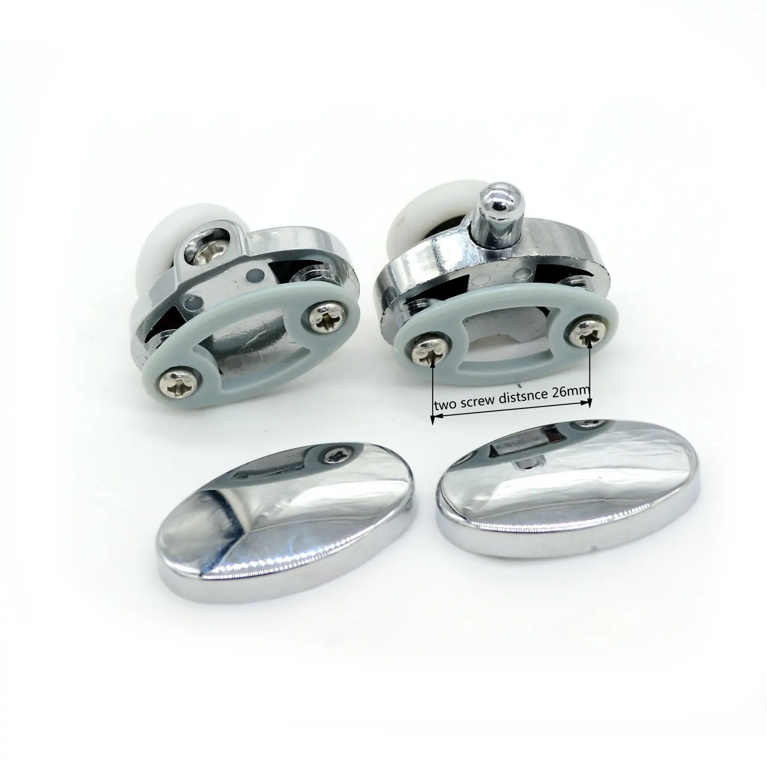 Набор из 4 новых валков для душевой двери длина 23 мм|shower door rollers|shower rollers 23mmdoors shower |