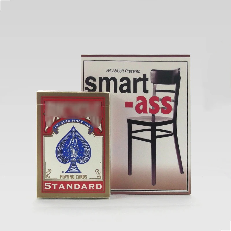 Kopen Smart Ass Gimmick Dek Set Goocheltrucs Card Magia Goochelaar Close Up Stage Illusion Accessoires Mentalisme Grappig