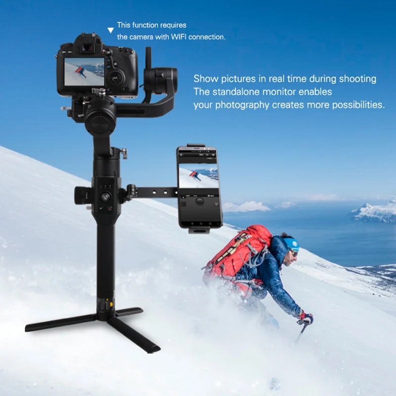 

2019 Hot Expansion Adapter Phone Monitor Holder Bracket Kits for DJI Ronin-S Gimbal Stabilizer For DOY