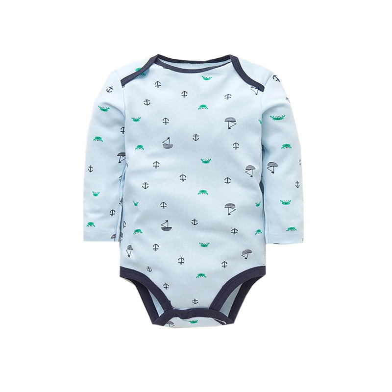 4 PCS/Lot Spring Autumn Baby Rompers 100% Cotton Newborn Baby Clothes For 0-2Y Girls Boys Long Sleeve Jumpsuit Baby Clothing Set cute baby bodysuits