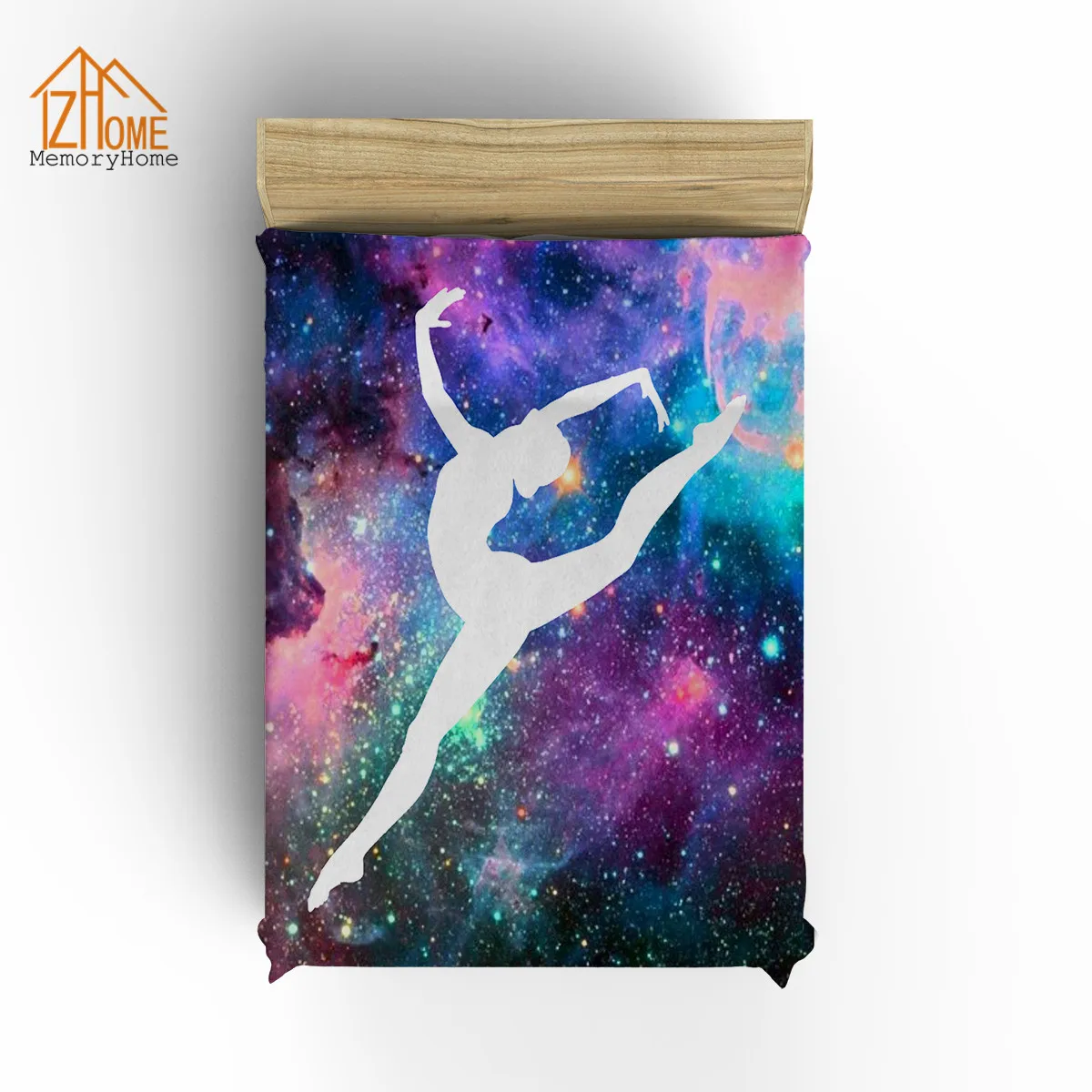 

Memory Home Blanket Comfort Warmth Soft Cozy Air Conditioning Easy Care Machine Wash Gymnastic Dancing Star Galaxy Blankets Gift