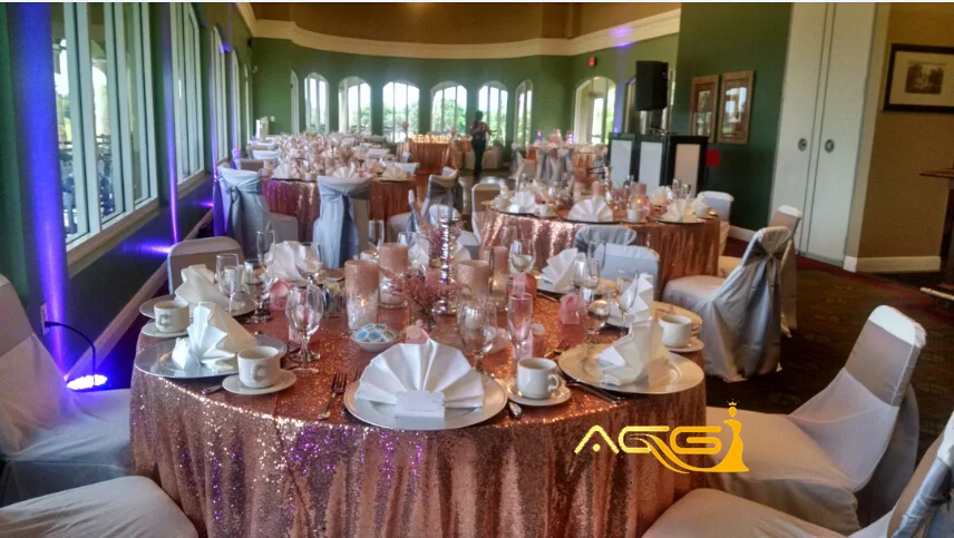 Aliexpress Shidianyi 120 Round Rose Gold Sequin Table Aliexpress Shidianyi 120 Round Rose Gold Sequin Table Cloth Cake For Wedding Decoration From Reliable Suppliers On