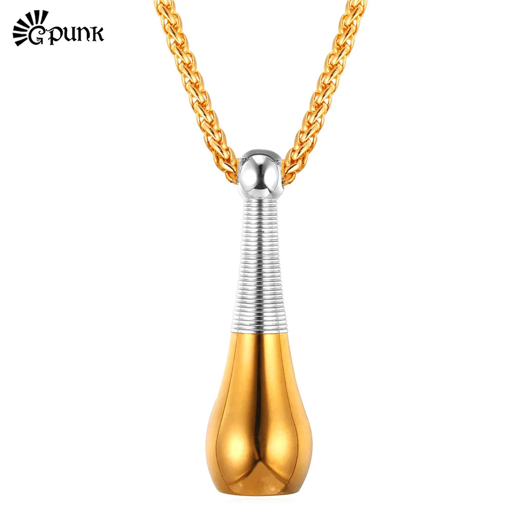Lady Perfume Bottle Pendant Necklace Unique Design Elegant Accessories