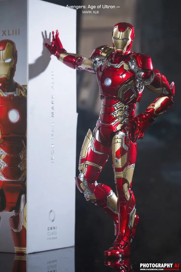 Коллекционная фигурка из 1/12 сплава Ultron Ironman MK43 MK42 для поклонников, подарок на праздник