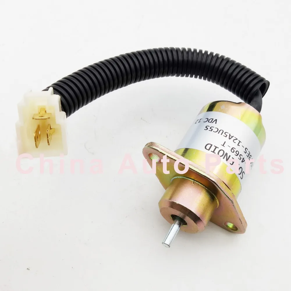 New Fuel Shut Off Shutdown Solenoid Kubota Yanmar Synchro Start SA 4569