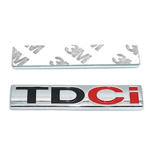 Garde-boue de coffre de voiture, 1 pièce, ABS, TDCI, emblème de décoration, TDCI pour Focus, Mondeo, Explorer, Mustang, fiesta, Escort, Kuga eco sport