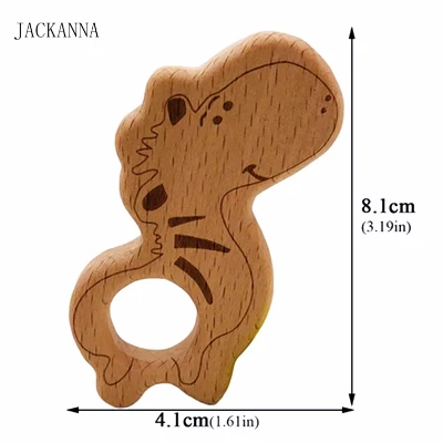Мультяшный деревянный Прорезыватель для зубов, деревянный Прорезыватель для малышей, игрушка с гравировкой, Прорезыватель для новорожденных детей, детские жевательные игрушки, BPA Free - Цвет: 20