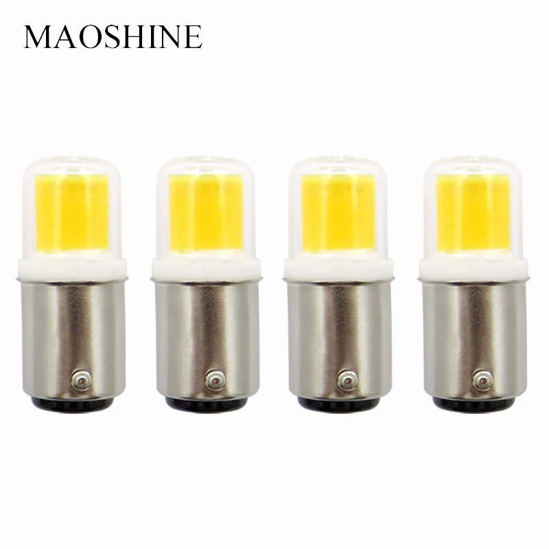 

BA15D 1142 Mini LED Bulb AC 220V 110V for Sewing Machine Tool Boat 1511 SMD Cob Ceramic Light Replacement for Halogen Lamp