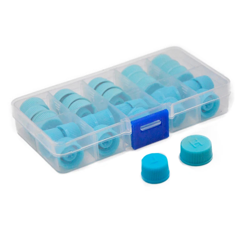 

30* Auto Air Conditioner AC Valve Cap High Low Dust Cover Refrigerant Replace