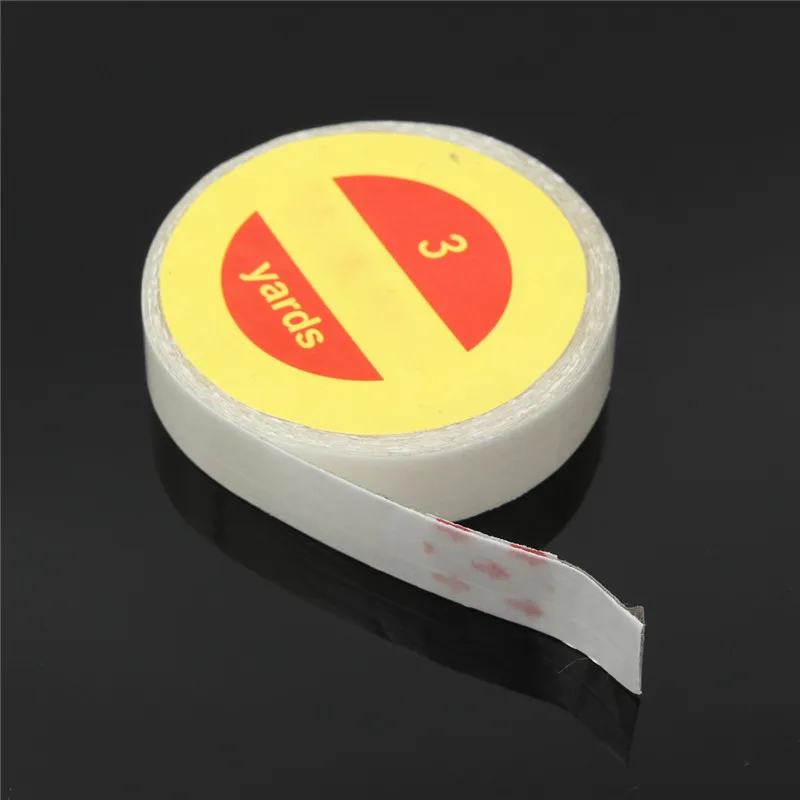1 Roll 1CM 3 Yards Super Clear Hair Extension Tape Double Sided Toupee