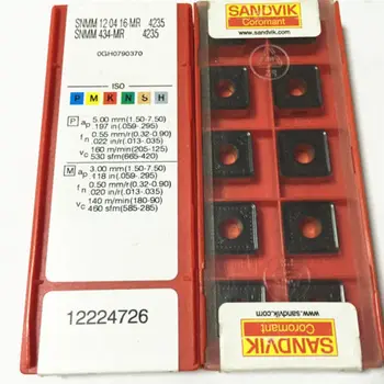 

10pcs SNMM120416-MR4235 SNMM434-MR4235 Carbide Insert
