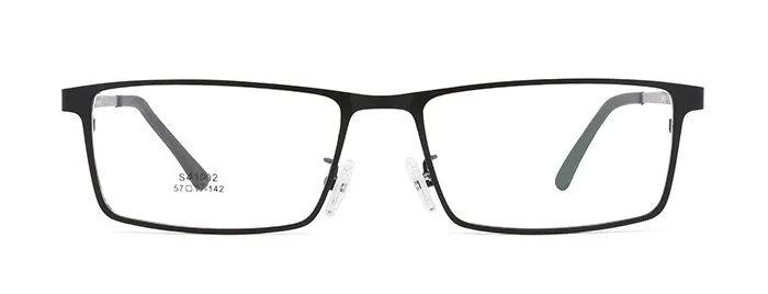 Titanium Glasses Frame Men Eyeglasses Frames Prescription Optics Glasses Frame - Цвет оправы: Черный