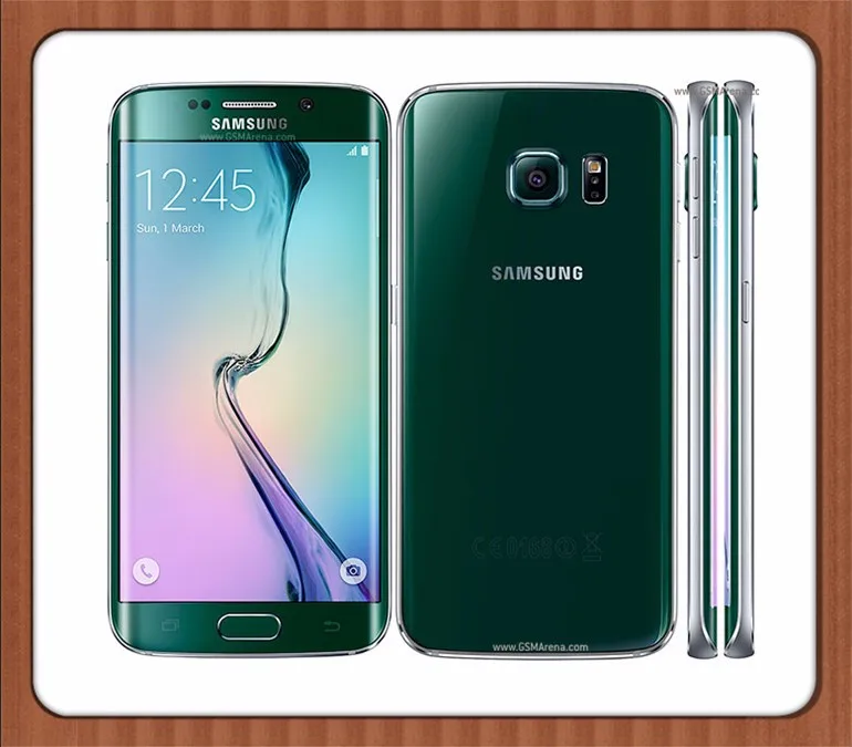 Samsung Galaxy S6 edge G925F,, 4G LTE, Android, мобильный телефон, четыре ядра, 5,1 дюймов, 16 МП, 3 Гб ram, 32 ГБ rom, отпечаток пальца, NFC