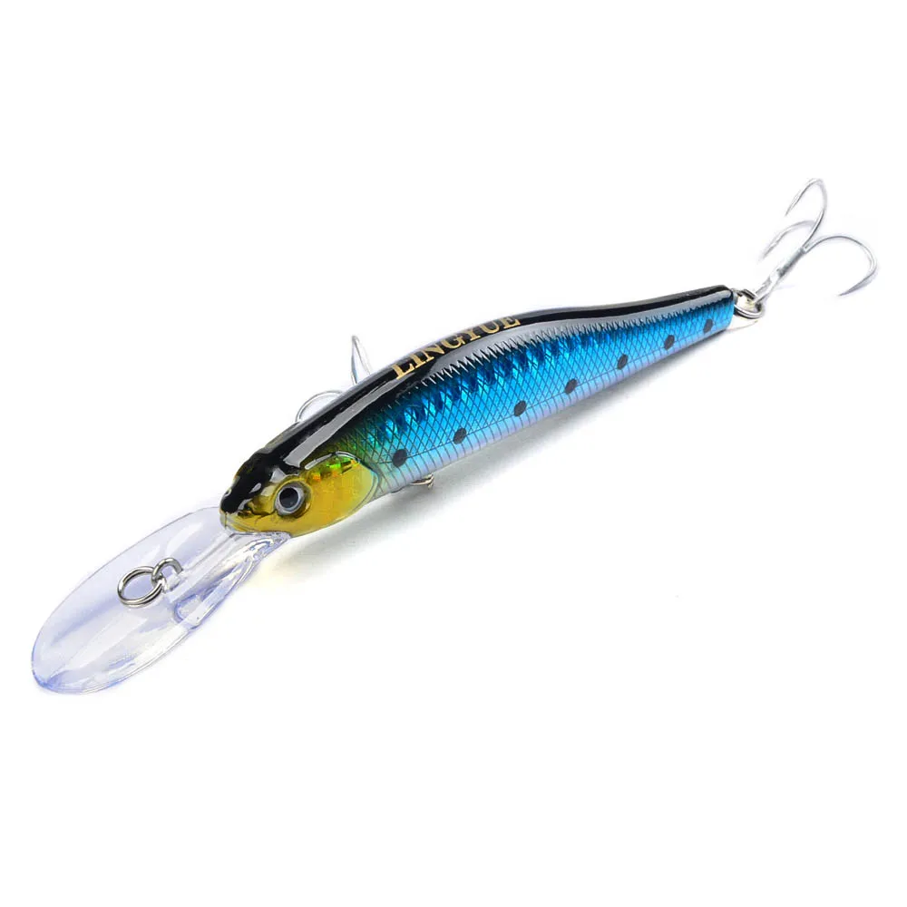 LINGYUE 1PCS 12cm 13.4g magnet weight system long casting New model fishing  lures hard bait dive 0.8-3m quality wobblers minnow