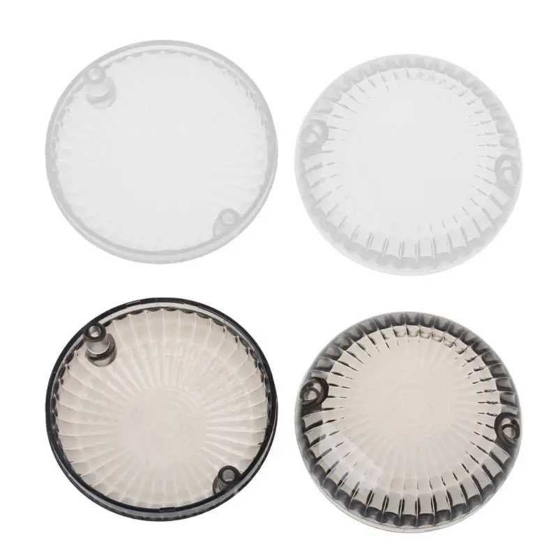 

New 1 Pair Motorcycle Transparent Smoked Turn Signals Indicator Lens Protector Shell for Kawasaki Vulcan VN1500 1600 900 800 750