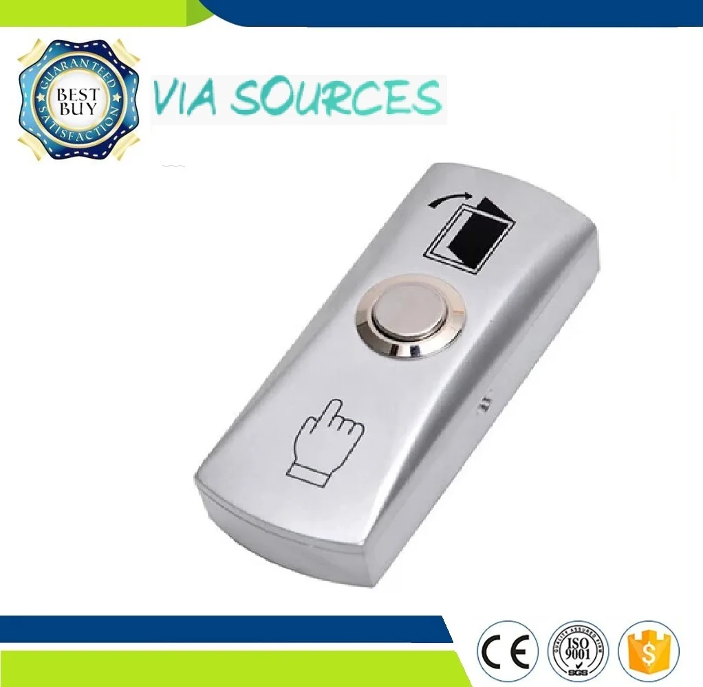 

Direct Factory Exit Button Exit Switch For Door Access Control System Door Push Exit Door Release Button Switch