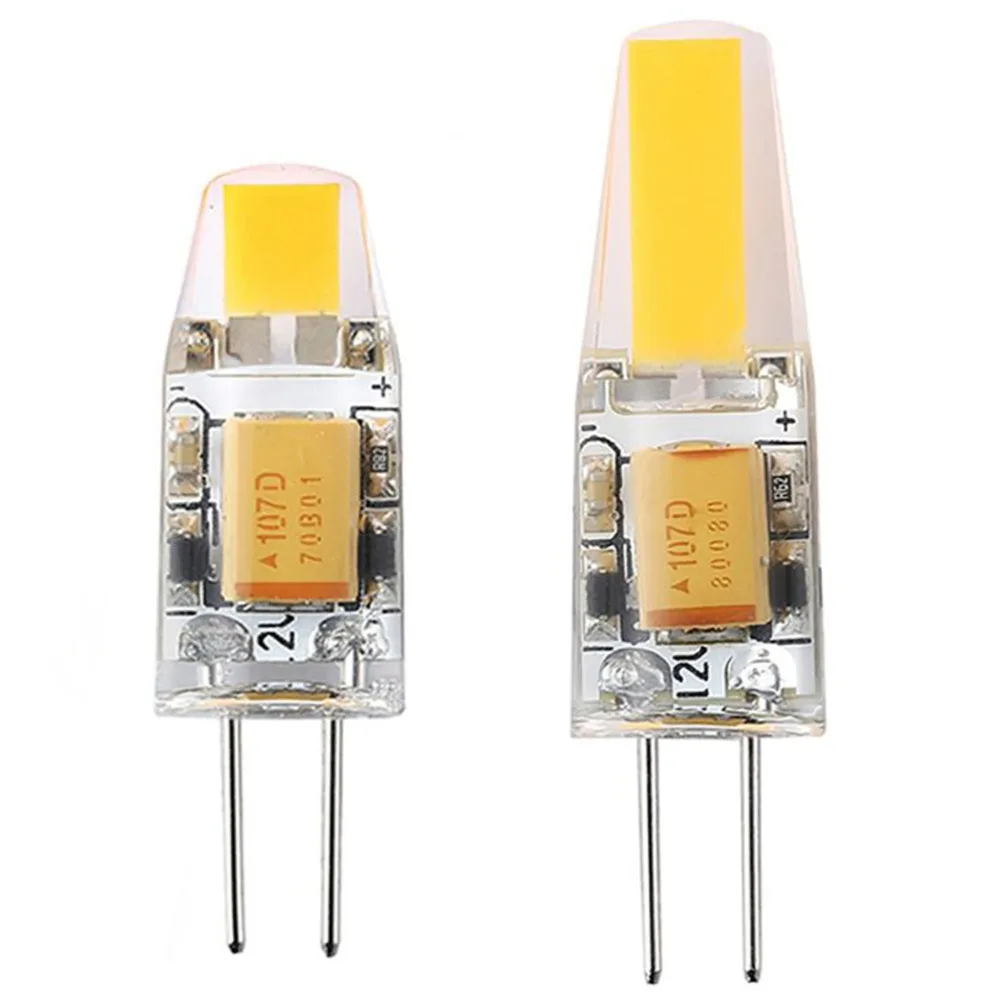 

LAIMAIK 10PCS COB LED G4 Lamp Dimmable 3W 6W AC/DC12V LED G4 Bulbs Light Replace Halogen Crystal Chandelier Lights LED G4 Lamp