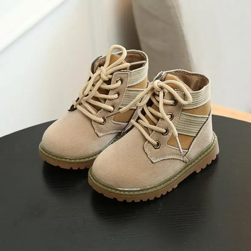 

Autumn Winter Hot Sale Child Casual Cotton Boots Kids Non-slip Keep Warm Martin Snow Boots Boy Girl Sneakers Baby