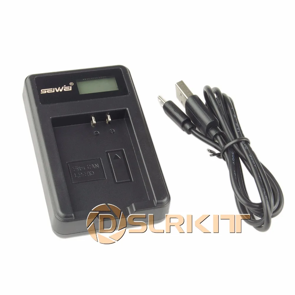

LP-E10 USB Battery Charger With LCD Screen Display For Canon EOS Rebel T3 T5
