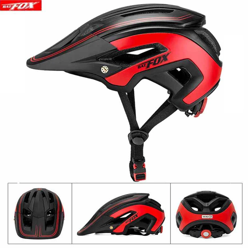 

BATFOX Cycling Helmet Women Road Bike MTB Bicycle Helmet Breathable Ultralight In-mold Outdoor Riding Sport Safety Cap Helmet