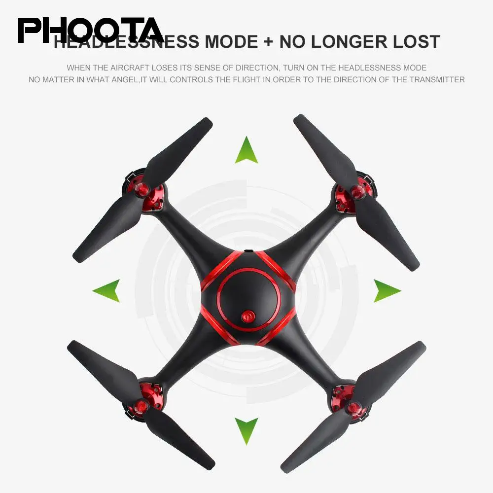 

Phoota 2.4Ghz 4CH RC 480P Quadcopter NO Camera Wireless Drone Beginning Ability LED Funny 2.4Ghz 4CH RC 480P Aircraft