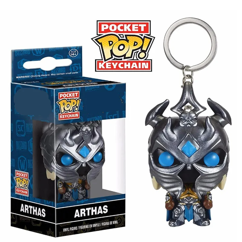 Funko Pop Карманный Брелок Arthas фигурка игрушки