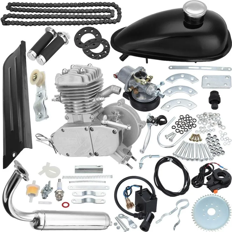 Origen 2 tiempos 80cc motorizado Motor Kit Set Gas para DIY 80cc bicicleta motores Pitbike bolsillo bicicleta accesorios