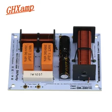 GHXAMP 150 Вт 2-полосный кроссовер бас-динамик домашний кинотеатр динамик бескислородный медный индуктор 12 дБ для 3-10 дюймов 3800 Гц 2 шт