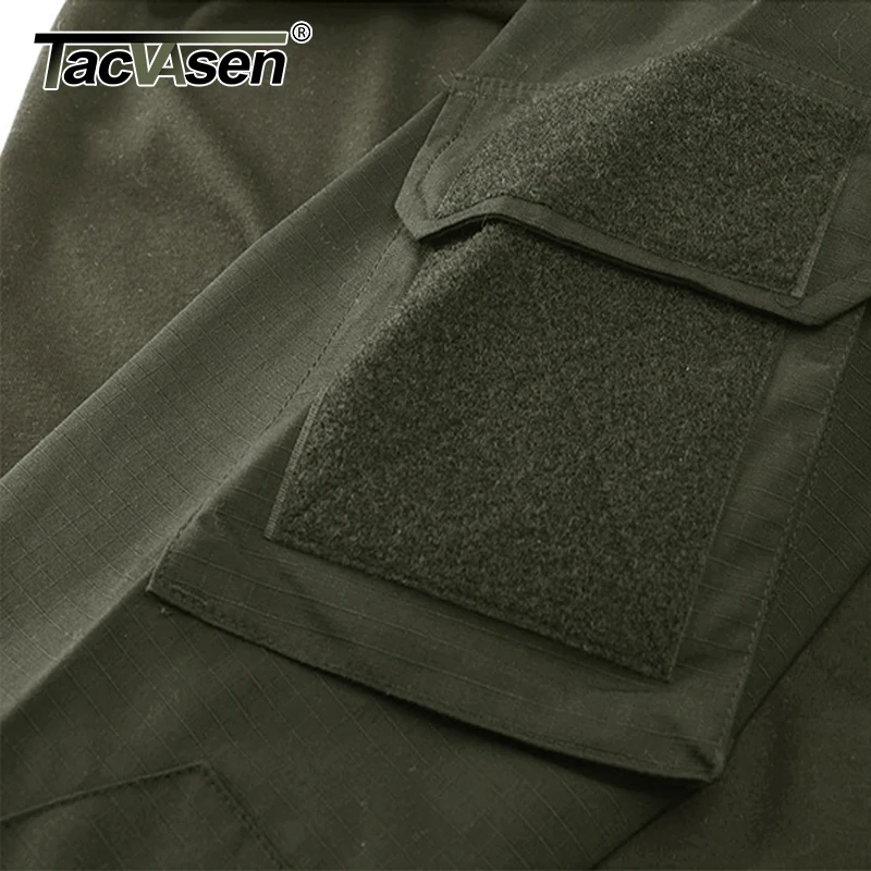 TACVASEN мужские камуфляжные тактические футболки летняя армейская Боевая футболка