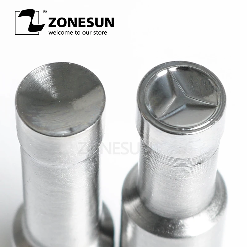 

ZONESUN BZ logo custom candy milk tablet slice die Stamp precision punch die mold sugar tablet press tool TDP 0/1.5/3