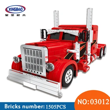 

XingBao 03012 1505Pcs Genuine Technic MOC Series The Red Monster Set Educational Building Blocks Bricks Toys For Children Gifts
