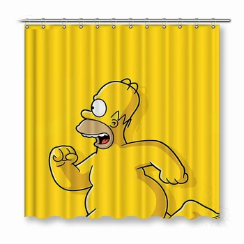 

The Simpsons Shower Curtains Waterproof Polyester Fabric Bathroom Curtains For Home Decor
