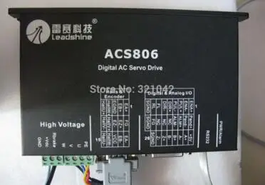 

Leadshine ACS806 Brushless Servo Drive with 20 to 80 VDC Input Voltage and 18A Peak Current