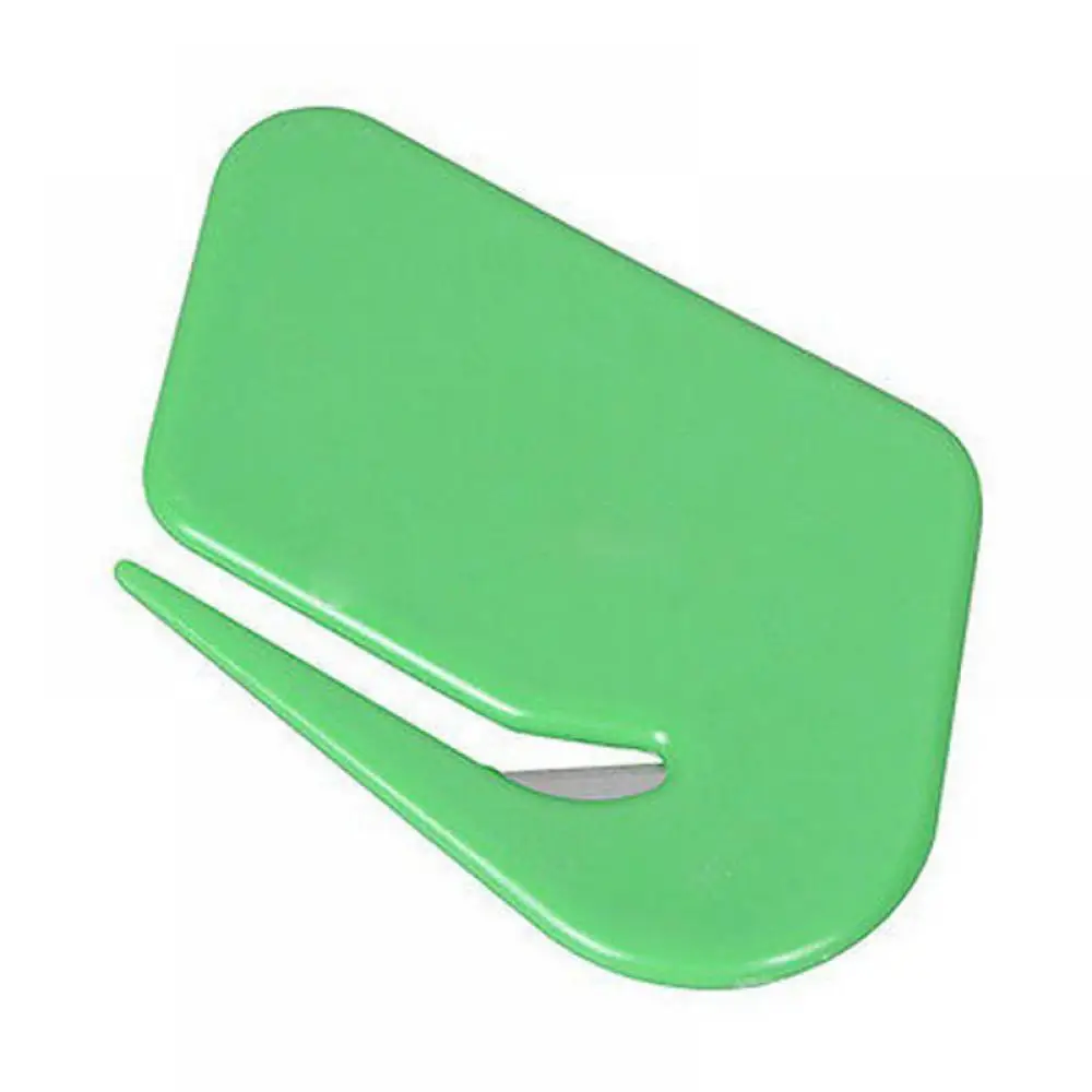 

Hot Sale Sharp Mail Envelope Plastic Letter Opener Office Equipment Safety Paper Guarded Home Small Tools Supplies Free Shipping