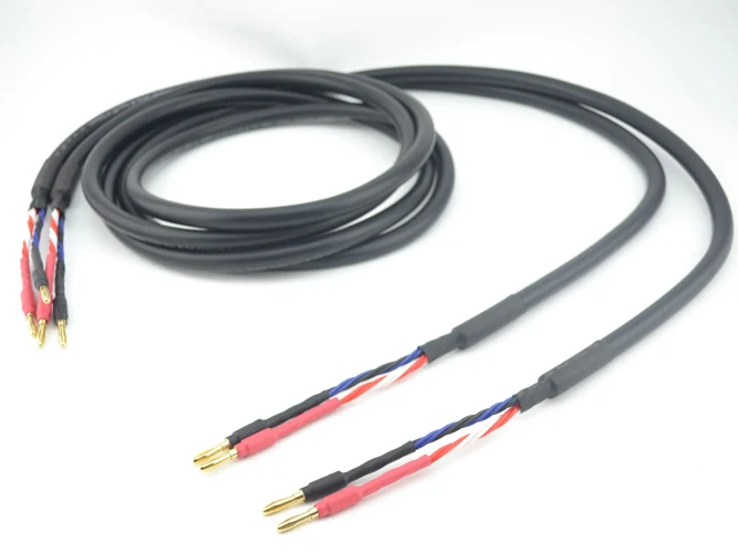 HI End Prism Helix 8 кабель динамика с со штекером типа банан 2 5 м футов|speaker cable|viborg audioprism