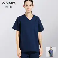 ANNO Medical Uniforms Nurse Scrubs Dress Short Sleeve Hospital Clinic Beauty Center Clothing Surgical Cloth Nursing Accessories