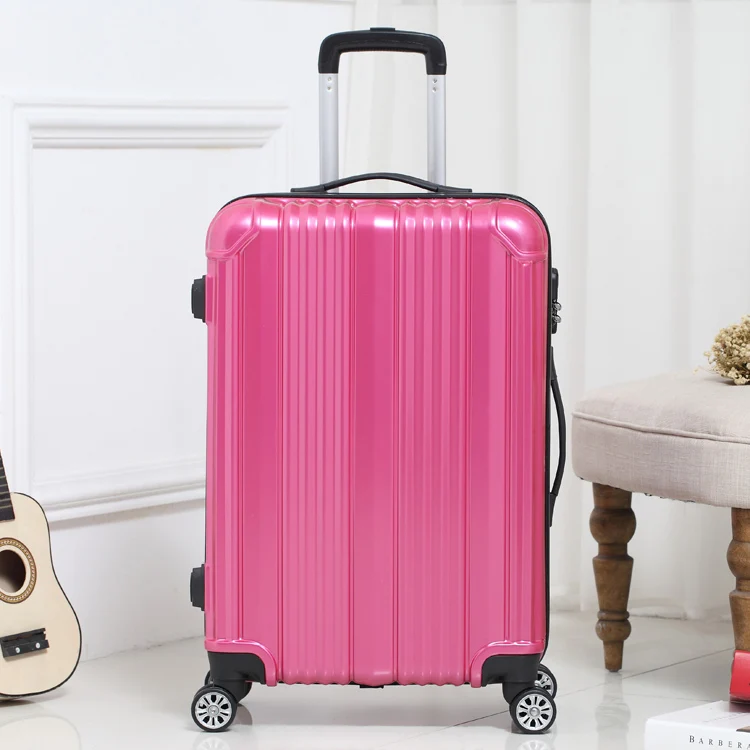 Новинка; Лидер продаж; чемодан, сумка для Для женщин путешествий вращающиеся колеса Чемодан на колесах 20 мм/22 мм/24 дюйма салон троллейбуса коробка модный мужской чемодан - Цвет: red