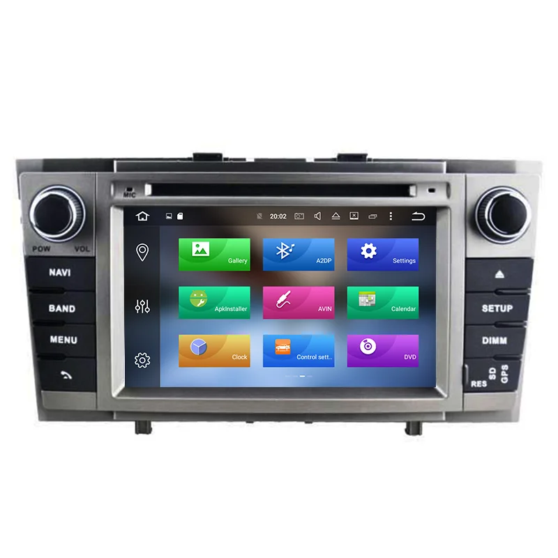 Flash Deal Eunavi Octa(8)-Core 2 din Android 9.0 CAR DVD player 7