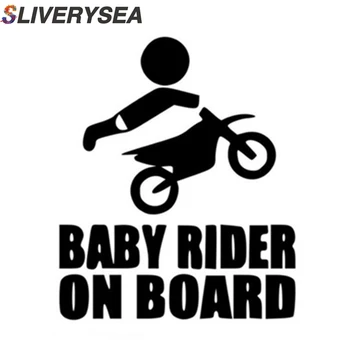 

SLIVERYSEA Baby Dirtbike Sticker Dirt Bike Motocross Stunts Motorcycle Paddles Car Stickers And Decals Black/White #B1300