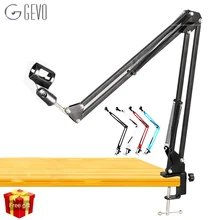 NB 35 подставка для микрофона подвеска Кронштейн регулируемый металлический стрелы ножничный держатель с микрофоном клип Настольный монтажный зажим для BM 800