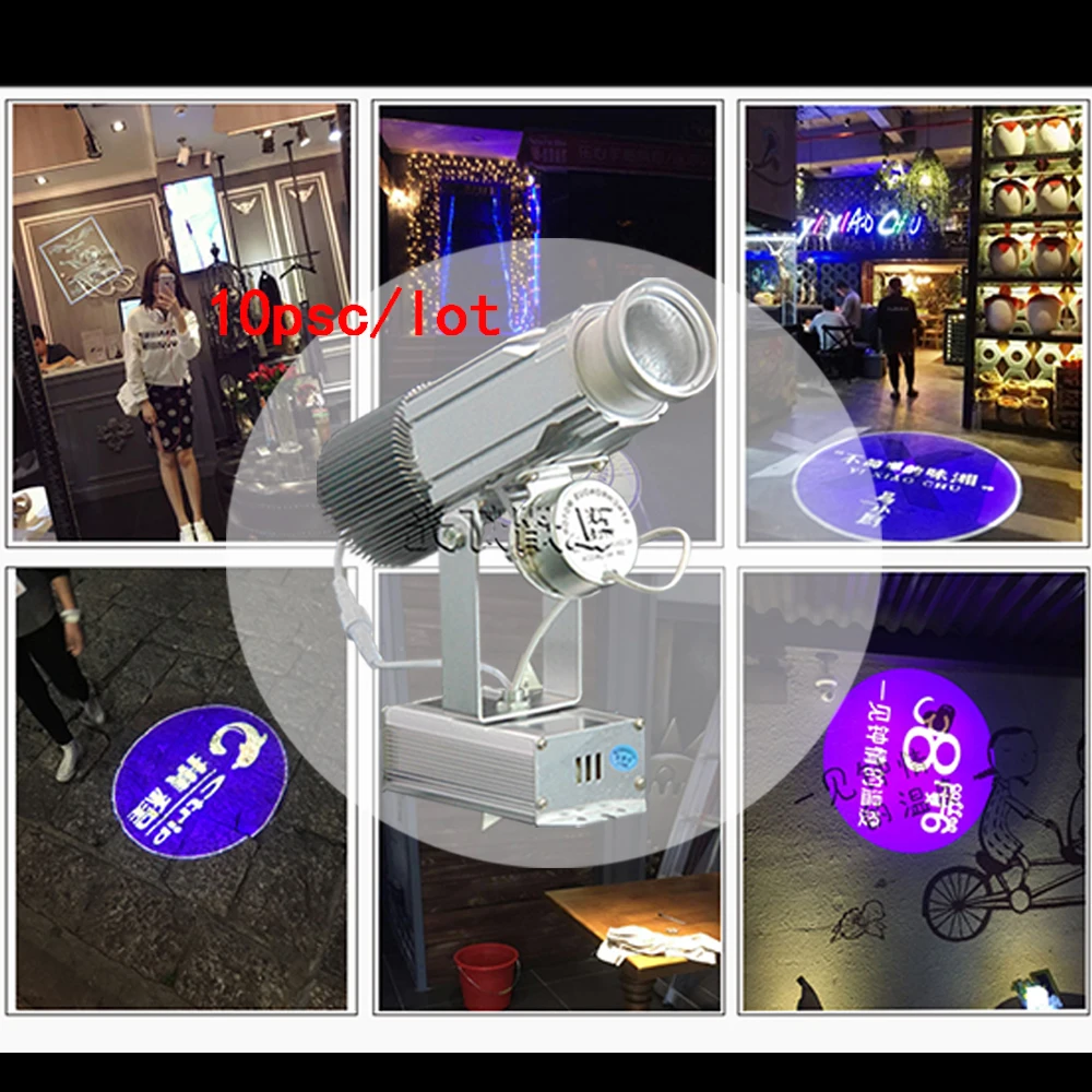 

10psc custom design professional LED Gobo projection lamp, outdoor LED ground advertisement projection lamp, shop pattern lamp