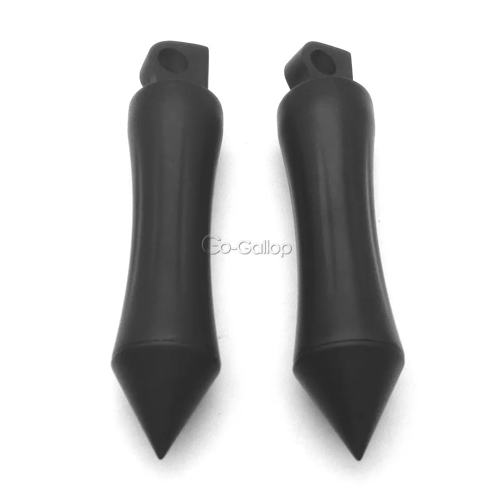 

Black Spike Male Mount Foot pegs For Harley Electra Glide Ultra Classic FLHTC/Street Glide Road King Classic FLHR FLHX Touring
